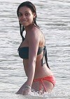 Rosario Dawson - Bikini Candids on a beach in the Barbados